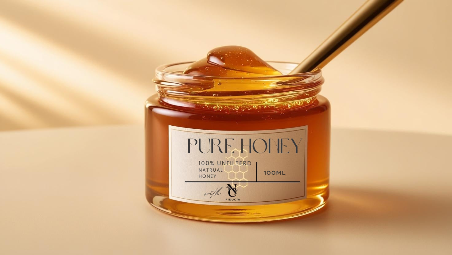Pure Honey – 100% Organic, Raw &amp; Natural Sweetener