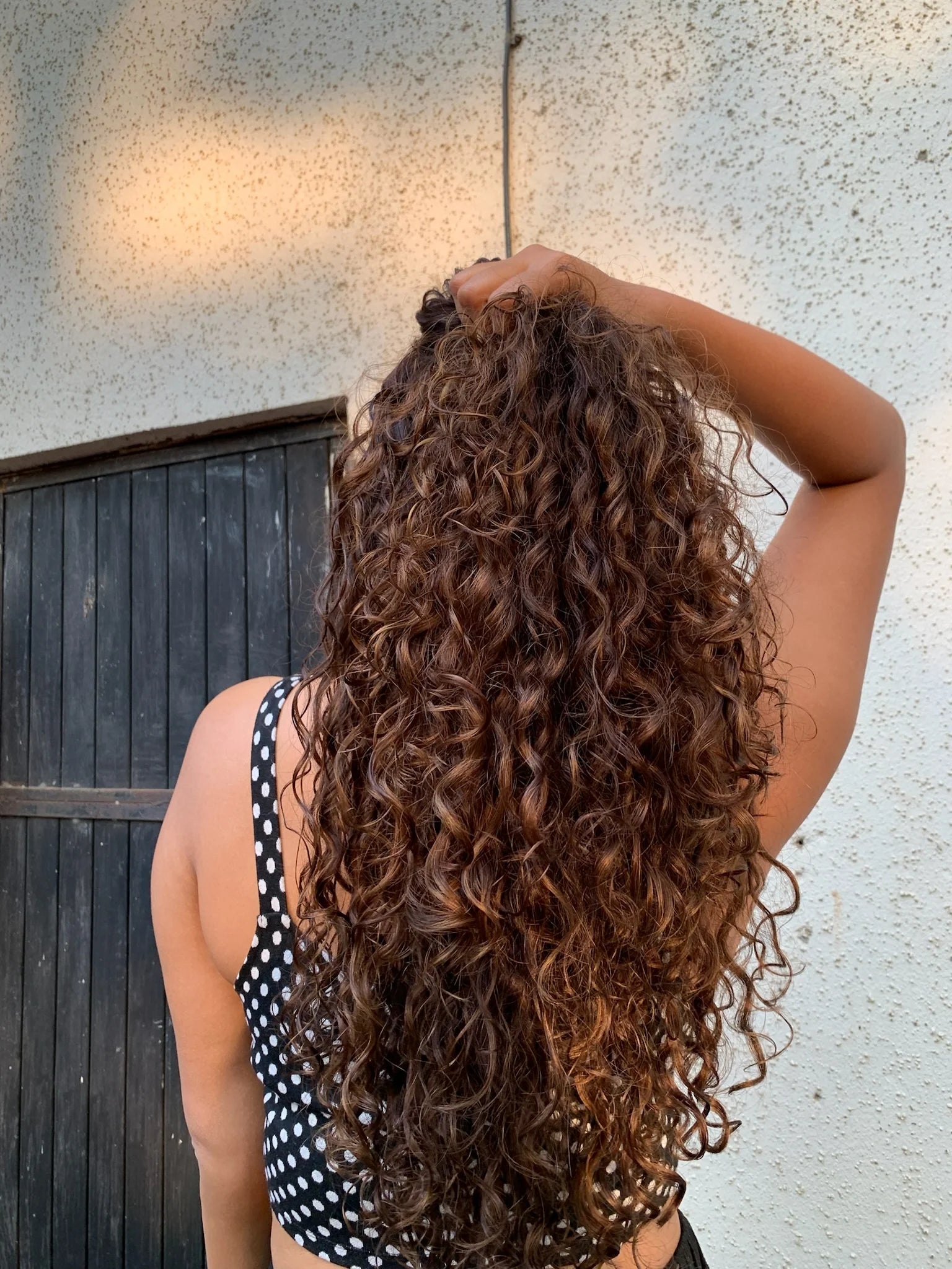 Before and after results with Batana Oil